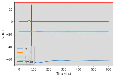 (J) Subthreshold Oscillations adjusted parameters